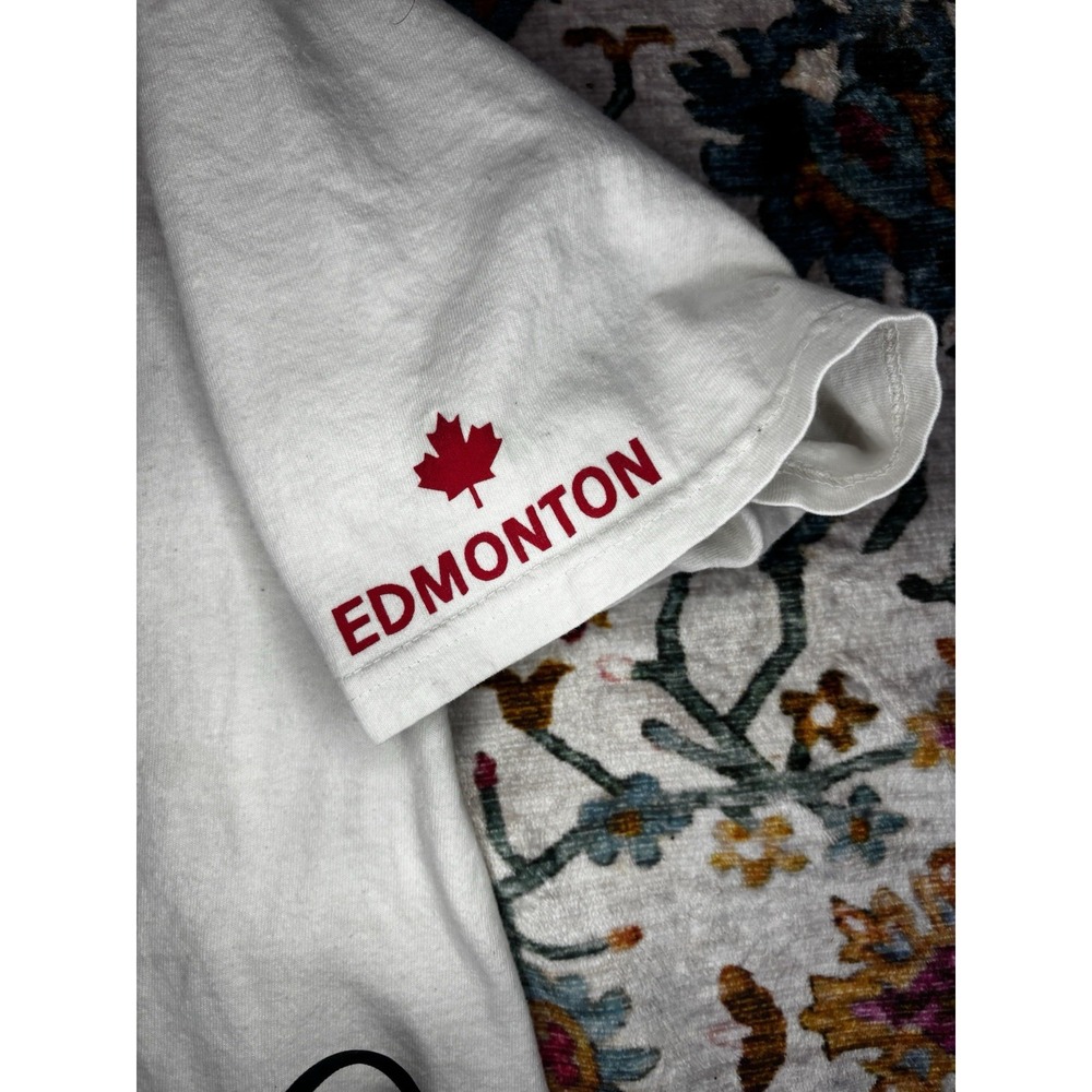 🇨🇦Vintage Hard Rock Cafe Canada T Shirt Size Large CANADA DAY 96'- Edmonton - Picture 3 of 8